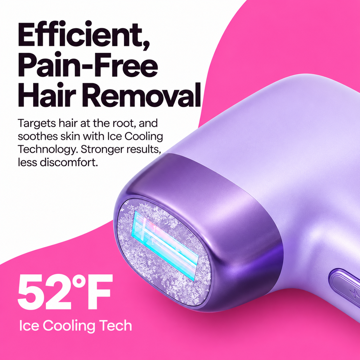 SMOOVA Ice-Cooling IPL Hair Removal Device
