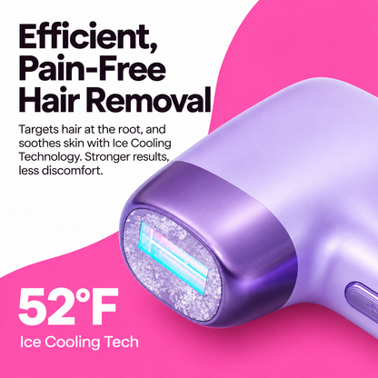 SMOOVA Ice-Cooling IPL Hair Removal Device